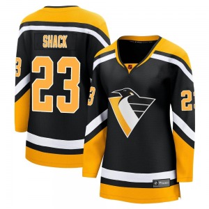 Women's Eddie Shack Pittsburgh Penguins Fanatics Branded Breakaway Black Special Edition 2.0 Jersey