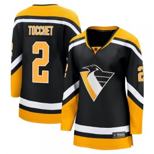 Women's Rick Tocchet Pittsburgh Penguins Fanatics Branded Breakaway Black Special Edition 2.0 Jersey