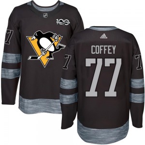 Paul Coffey Pittsburgh Penguins Authentic Black 1917-2017 100th Anniversary Jersey