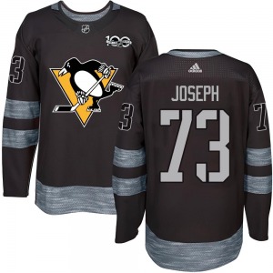 Pierre-Olivier Joseph Pittsburgh Penguins Authentic Black 1917-2017 100th Anniversary Jersey