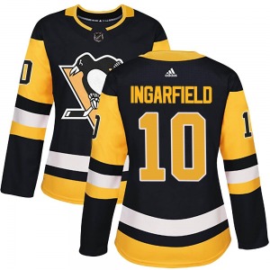 Women's Earl Ingarfield Pittsburgh Penguins Adidas Authentic Black Home Jersey
