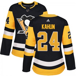 Women's Dominik Kahun Pittsburgh Penguins Adidas Authentic Black Home Jersey