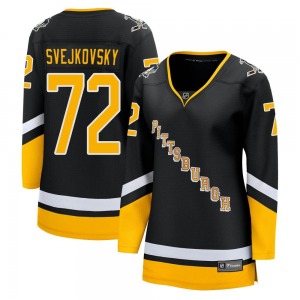 Women's Lukas Svejkovsky Pittsburgh Penguins Fanatics Branded Premier Black 2021/22 Alternate Breakaway Player Jersey