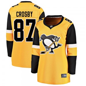 Women's Sidney Crosby Pittsburgh Penguins Fanatics Branded Breakaway Gold Alternate Jersey