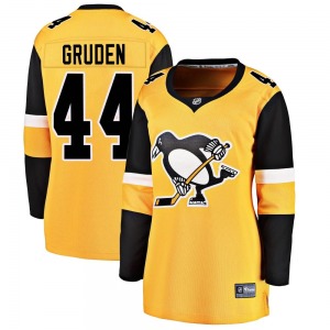 Women's Jonathan Gruden Pittsburgh Penguins Fanatics Branded Breakaway Gold Alternate Jersey