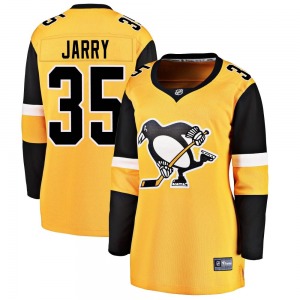 Women's Tristan Jarry Pittsburgh Penguins Fanatics Branded Breakaway Gold Alternate Jersey