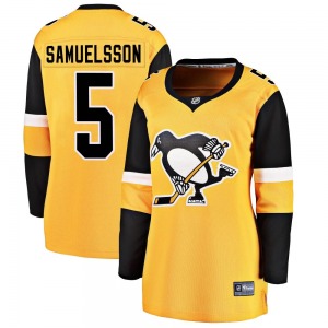 Women's Ulf Samuelsson Pittsburgh Penguins Fanatics Branded Breakaway Gold Alternate Jersey