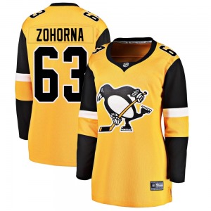 Women's Radim Zohorna Pittsburgh Penguins Fanatics Branded Breakaway Gold Alternate Jersey