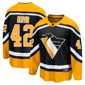 Leo Boivin Pittsburgh Penguins Fanatics Branded Breakaway Black Special Edition 2.0 Jersey