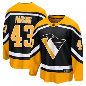 Jansen Harkins Pittsburgh Penguins Fanatics Branded Breakaway Black Special Edition 2.0 Jersey