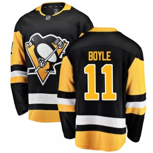 Brian Boyle Pittsburgh Penguins Fanatics Branded Breakaway Black Home Jersey