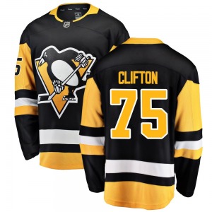 Connor Clifton Pittsburgh Penguins Fanatics Branded Breakaway Black Home Jersey