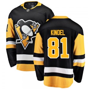 Ben Kindel Pittsburgh Penguins Fanatics Branded Breakaway Black Home Jersey