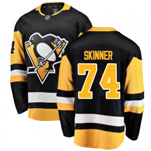 Stuart Skinner Pittsburgh Penguins Fanatics Branded Breakaway Black Home Jersey