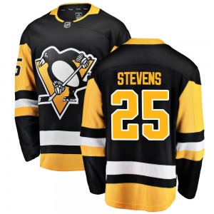 Kevin Stevens Pittsburgh Penguins Fanatics Branded Breakaway Black Home Jersey