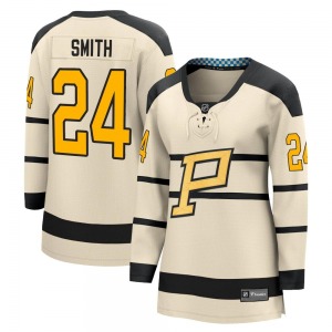 Women's Ty Smith Pittsburgh Penguins Fanatics Branded Cream 2023 Winter Classic Jersey