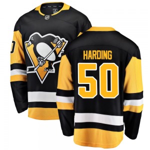 Youth Finn Harding Pittsburgh Penguins Fanatics Branded Breakaway Black Home Jersey