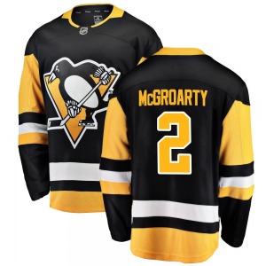 Youth Rutger McGroarty Pittsburgh Penguins Fanatics Branded Breakaway Black Home Jersey