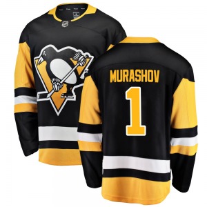 Youth Sergei Murashov Pittsburgh Penguins Fanatics Branded Breakaway Black Home Jersey