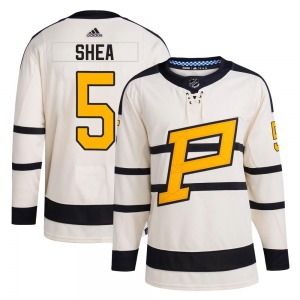 Youth Ryan Shea Pittsburgh Penguins Adidas Authentic Cream 2023 Winter Classic Jersey