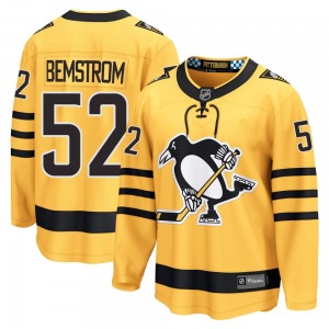 Emil Bemstrom Pittsburgh Penguins Fanatics Breakaway Gold Alternate 2025 Jersey