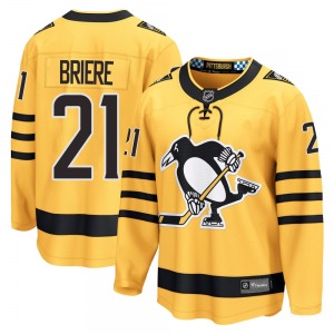 Michel Briere Pittsburgh Penguins Fanatics Breakaway Gold Alternate 2025 Jersey