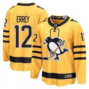 Bob Errey Pittsburgh Penguins Fanatics Breakaway Gold Alternate 2025 Jersey