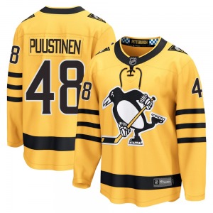Valtteri Puustinen Pittsburgh Penguins Fanatics Breakaway Gold Alternate 2025 Jersey
