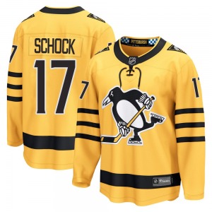 Ron Schock Pittsburgh Penguins Fanatics Breakaway Gold Alternate 2025 Jersey