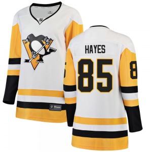 Women's Avery Hayes Pittsburgh Penguins Fanatics Branded Breakaway White Away Jersey