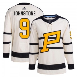 Marc Johnstone Pittsburgh Penguins Adidas Authentic Cream 2023 Winter Classic Jersey
