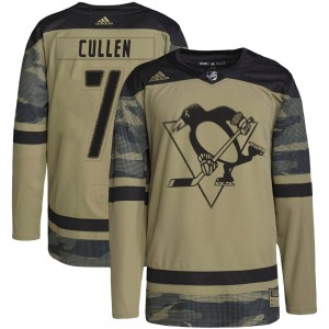 Matt Cullen Pittsburgh Penguins Adidas Authentic Camo Military Appreciation Practice Jersey