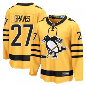 Youth Ryan Graves Pittsburgh Penguins Fanatics Breakaway Gold Alternate 2025 Jersey