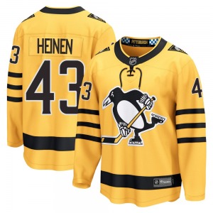 Youth Danton Heinen Pittsburgh Penguins Fanatics Breakaway Gold Alternate 2025 Jersey