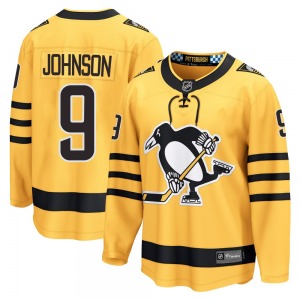 Youth Mark Johnson Pittsburgh Penguins Fanatics Breakaway Gold Alternate 2025 Jersey
