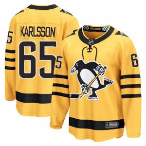 Youth Erik Karlsson Pittsburgh Penguins Fanatics Breakaway Gold Alternate 2025 Jersey