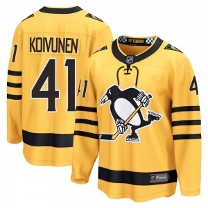 Youth Ville Koivunen Pittsburgh Penguins Fanatics Breakaway Gold Alternate 2025 Jersey