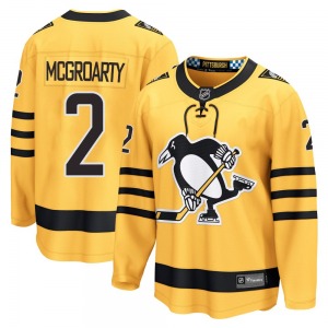 Youth Rutger McGroarty Pittsburgh Penguins Fanatics Breakaway Gold Alternate 2025 Jersey