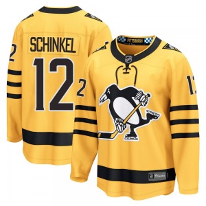 Youth Ken Schinkel Pittsburgh Penguins Fanatics Breakaway Gold Alternate 2025 Jersey