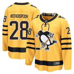 Youth Parker Wotherspoon Pittsburgh Penguins Fanatics Breakaway Gold Alternate 2025 Jersey