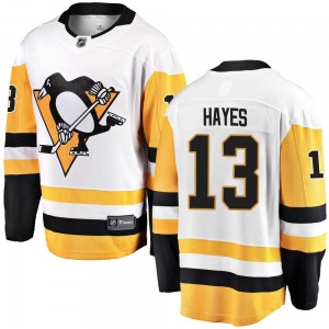 Kevin Hayes Pittsburgh Penguins Fanatics Branded Breakaway White Away Jersey