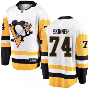 Stuart Skinner Pittsburgh Penguins Fanatics Branded Breakaway White Away Jersey