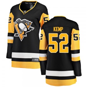 Women's Philip Kemp Pittsburgh Penguins Fanatics Branded Breakaway Black Home Jersey