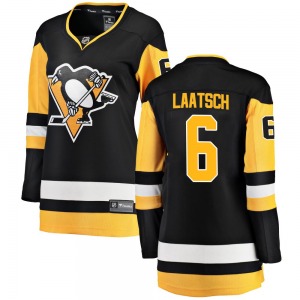 Women's Daniel Laatsch Pittsburgh Penguins Fanatics Branded Breakaway Black Home Jersey