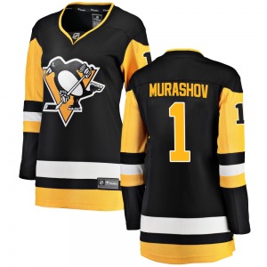 Women's Sergei Murashov Pittsburgh Penguins Fanatics Branded Breakaway Black Home Jersey
