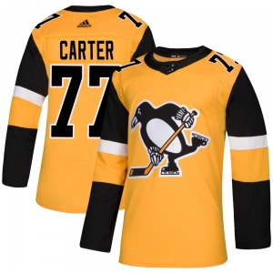 Jeff Carter Pittsburgh Penguins Adidas Authentic Gold Alternate Jersey