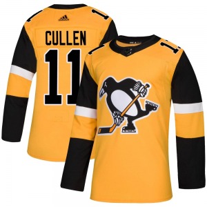 John Cullen Pittsburgh Penguins Adidas Authentic Gold Alternate Jersey