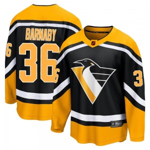 Youth Matthew Barnaby Pittsburgh Penguins Fanatics Branded Breakaway Black Special Edition 2.0 Jersey