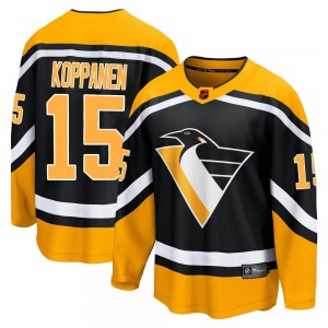 Youth Joona Koppanen Pittsburgh Penguins Fanatics Branded Breakaway Black Special Edition 2.0 Jersey