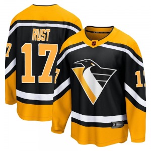 Youth Bryan Rust Pittsburgh Penguins Fanatics Branded Breakaway Black Special Edition 2.0 Jersey